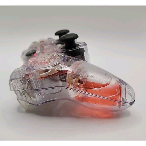 PlayStation 3 PS3 Dream Gear Lava Glow Red Wireless Controller (No Receiver) - Picture 4 of 6